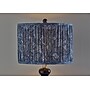 Adesso Samira 27"H Incandescent Table Lamp, Black/Blue Printed Fabric Shade (1651-01)~#|#~sp314842845_sc7