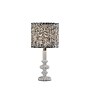 Adesso Ambrose 18.75"H Incandescent Table Lamp, White/Navy and White Fabric Shade (1653-02)~#|#~sp314842851_sc7