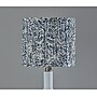 Adesso Ambrose 18.75"H Incandescent Table Lamp, White/Navy and White Fabric Shade (1653-02)~#|#~sp314842860_sc7