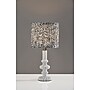 Adesso Ambrose 18.75"H Incandescent Table Lamp, White/Navy and White Fabric Shade (1653-02)~#|#~sp314842862_sc7
