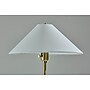 Adesso Esme 22"H Incandescent Table Lamp, Antique Brass/White Fabric Shade (2619-21)~#|#~sp314843011_sc7