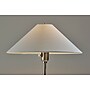 Adesso Esme 22"H Incandescent Table Lamp, Brushed Steel/White Fabric Shade (2619-21)~#|#~sp314843021_sc7