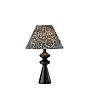 Adesso Dahlia 18"H Incandescent Table Lamp, Black/Navy/White Fabric Shade (1646-01)~#|#~sp314843078_sc7