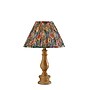 Adesso Faye 18"H Incandescent Table Lamp, Natural Wood/Multi-Color Floral Fabric Shade (1648-12)~#|#~sp314843126_sc7