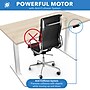 Mount-It! 55"W Electric Rectangular Adjustable Standing Desk, Maple/White (MI-18085)~#|#~sp314843150_sc7