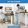 Mount-It! 55"W Electric Rectangular Adjustable Standing Desk, Adrift/White (MI-18084)~#|#~sp314843155_sc7