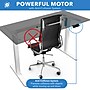 Mount-It! 55"W Electric Rectangular Adjustable Standing Desk, Black/White (MI-18083)~#|#~sp314843179_sc7