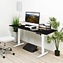 Mount-It! 55"W Electric Rectangular Adjustable Standing Desk, Black/White (MI-18083)~#|#~sp314843181_sc7