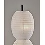 Adesso Lanai 26.75"H Incandescent Table Lamp, Black/White Paper Shade (1644-01)~#|#~sp314843205_sc7