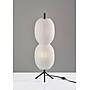 Adesso Lanai 26.75"H Incandescent Table Lamp, Black/White Paper Shade (1644-01)~#|#~sp314843208_sc7