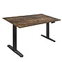 Mount-It! 55"W Electric Rectangular Adjustable Standing Desk, Oak/Black (MI-18090)~#|#~sp314843462_sc7