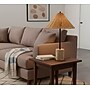 Adesso Rayne 27"H Incandescent Table Lamp, Brown Marble Base/Rattan Shade (3293-01)~#|#~sp314844371_sc7