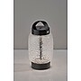 Adesso Cassius 7.75"H LED Table Lamp, Black with Iron & Glass Shade (3343-01)~#|#~sp314844498_sc7