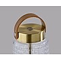 Adesso Samara 10.6"H LED Table Lamp, Antique Brass with Iron & Glass Shade (3339-21)~#|#~sp314844538_sc7