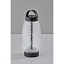 Adesso Cassius 10.6"H LED Table Lamp, Black with Iron & Glass Shade (3345-01)~#|#~sp314844567_sc7