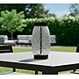 Adesso Cassius 10.6"H LED Table Lamp, Black with Iron & Glass Shade (3345-01)~#|#~sp314844570_sc7