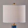 Simplee Adesso Grady 23.8"H Incandescent Table Lamp, Blue/Antique Brass/White, 2/Pack (SL0375-07)~#|#~sp314845069_sc7