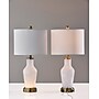 Simplee Adesso Grady 23.8"H Incandescent Table Lamp, White/Antique Brass, 2/Pack (SL0375-02)~#|#~sp314845123_sc7