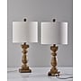 Simplee Adesso Jolene 24"H Incandescent Table Lamp, Natural/Linen Fabric Shade, 2/Pack (SL0377-15)~#|#~sp314845154_sc7