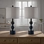 Simplee Adesso Julius 23.8"H Incandescent Table Lamp, Black/Linen Fabric Shade, 2/Pack (SL0376-01)~#|#~sp314845163_sc7