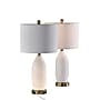 Simplee Adesso Freya 24"H Incandescent Table Lamp, White/Antique Brass, 2/Pack (SL0374-02)~#|#~sp314846572_sc7