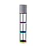 Simplee Adesso Keely Incandescent RGB Color Changing Shelf Lamp, 56.8"H, Black/Linen Fabric Shade (SL0970-01)~#|#~sp314847138_sc7