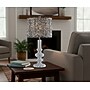 Adesso Ambrose 27"H Incandescent Table Lamp, White/Navy and White Fabric Shade (1654-02)~#|#~sp314884971_sc7