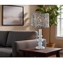 Adesso Ambrose 27"H Incandescent Table Lamp, White/Navy and White Fabric Shade (1654-02)~#|#~sp314884972_sc7