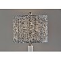 Adesso Ambrose 27"H Incandescent Table Lamp, White/Navy and White Fabric Shade (1654-02)~#|#~sp314884975_sc7