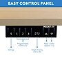 Mount-It! Dual Motor 55"W Electric Rectangular Adjustable Standing Desk, Maple/Black (MI-18101)~#|#~sp315023044_sc7