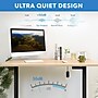 Mount-It! Dual Motor 55"W Electric Rectangular Adjustable Standing Desk, Maple/Black (MI-18101)~#|#~sp315023047_sc7
