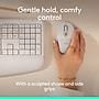 Logitech Signature Comfort Plus M840 L Wireless Ergonomic Optical Mouse, Off White (910-007710)~#|#~sp315032628_sc7