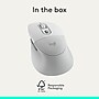 Logitech Signature Comfort Plus M840 L Wireless Ergonomic Optical Mouse, Off White (910-007710)~#|#~sp315032630_sc7