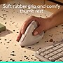 Logitech Lift Wireless Ergonomic Optical Mouse, Sand (910-007663)~#|#~sp315147291_sc7