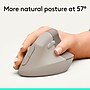 Logitech Lift Wireless Ergonomic Optical Mouse, Sand (910-007663)~#|#~sp315147292_sc7