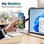 Purely P60 Universal Phone Holder for Computer and Car Screens up to 0.7" with Adjustable Arm Holder, Black (PSHP60BK)~#|#~sp315148136_sc7