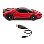 Hot Wheels RC 1:64 Scale Ferrari SF90 Stradale Assetto Fiorano Vehicle, Black/Red (JGD09)~#|#~sp315149164_sc7