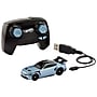 Hot Wheels RC 1:64 Scale Ford Mustang GTD Vehicle, Black/Silver (JBH04)~#|#~sp315149196_sc7