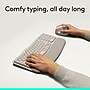 Logitech Wave Keys Wireless Ergonomic Keyboard, Sand (920-013925)~#|#~sp315149319_sc7