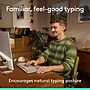 Logitech Wave Keys Wireless Ergonomic Keyboard, Sand (920-013925)~#|#~sp315149320_sc7