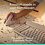 Logitech Wave Keys Wireless Ergonomic Keyboard, Sand (920-013925)~#|#~sp315149326_sc7