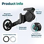 Purely P70 Magnetic Phone Holder for Computer and Car Monitors, Black (PSHP70BK)~#|#~sp315155844_sc7