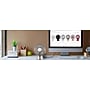 Good Housekeeping 5" Oscillating Desk Fan, 1-Speed, Brushed Nickel (92525)~#|#~sp315158180_sc7
