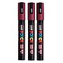 POSCA Water Based Paint Markers, Medium Bullet Tip, Red Wine, 3/Bundle (UBCPC5MREDWINE-3)~#|#~sp315161108_sc7