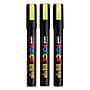 POSCA Water Based Paint Markers, Medium Bullet Tip, Fluorescent Yellow, 3/Bundle (UBCPC5MFYELLOW-3)~#|#~sp315161149_sc7