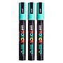 POSCA Water Based Paint Markers, Medium Bullet Tip, Aqua Green, 3/Bundle (UBCPC5MAQUAGREEN-3)~#|#~sp315161183_sc7