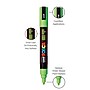 POSCA Water Based Paint Markers, Medium Bullet Tip, Apple Green, 3/Bundle (UBCPC5MAPPLEGREEN-3)~#|#~sp315161194_sc7