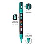 POSCA Water Based Paint Markers, Medium Bullet Tip, Emerald Green, 3/Bundle (UBCPC5MEMERALDGREEN-3)~#|#~sp315161221_sc7