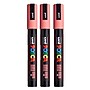 POSCA Water Based Paint Markers, Medium Bullet Tip, Coral Pink, 3/Bundle (UBCPC5MCORALPINK-3)~#|#~sp315161226_sc7