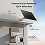 CiNMOORE Dual Band Wifi Pan & Tilt Camera with Solar Panel, White (PT2WU)~#|#~sp315213217_sc7